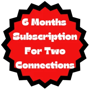 6 Months IPTV Subscription For Two Connections