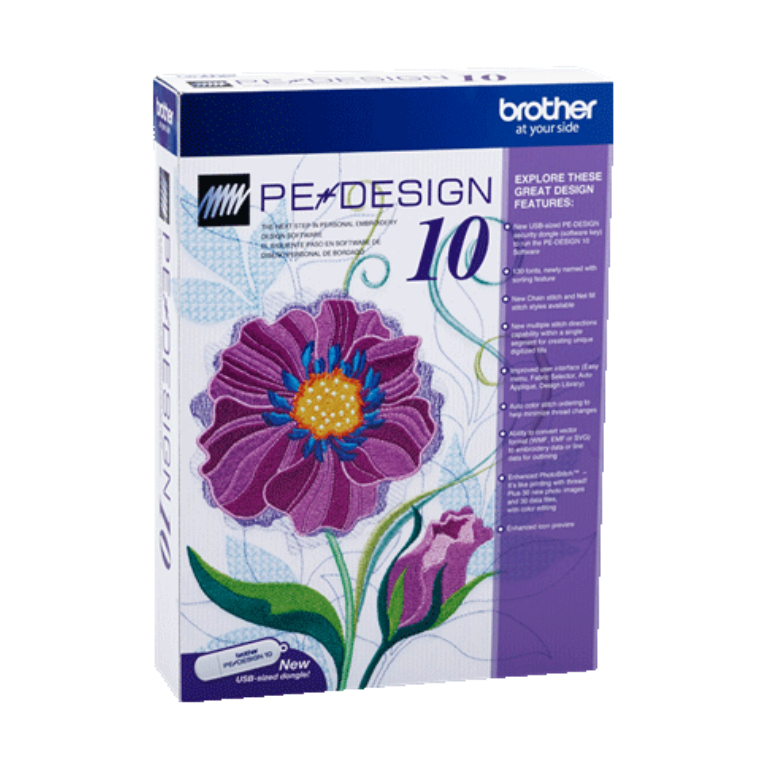 PE Design 10 Brother Embroidery Software (Lifetime license)
